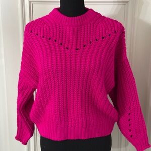 Women's Vibrant Pink Sweater
